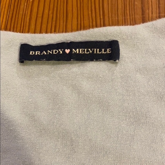 nwot brandy melville baby blue gina top - Picture 3 of 4